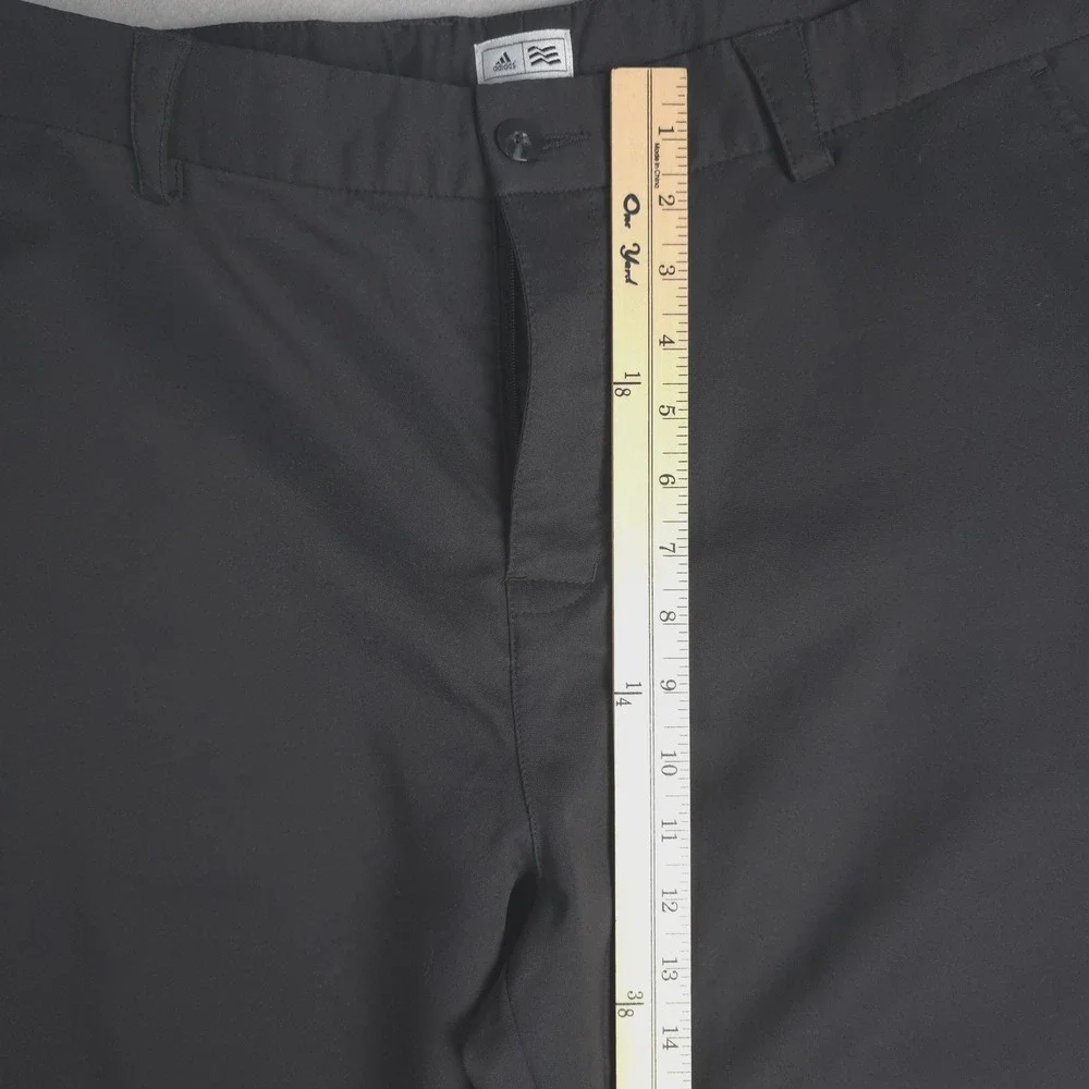 Adidas Men Gray Golf Pants Flat Front Straight Fit Size‎ 38x30